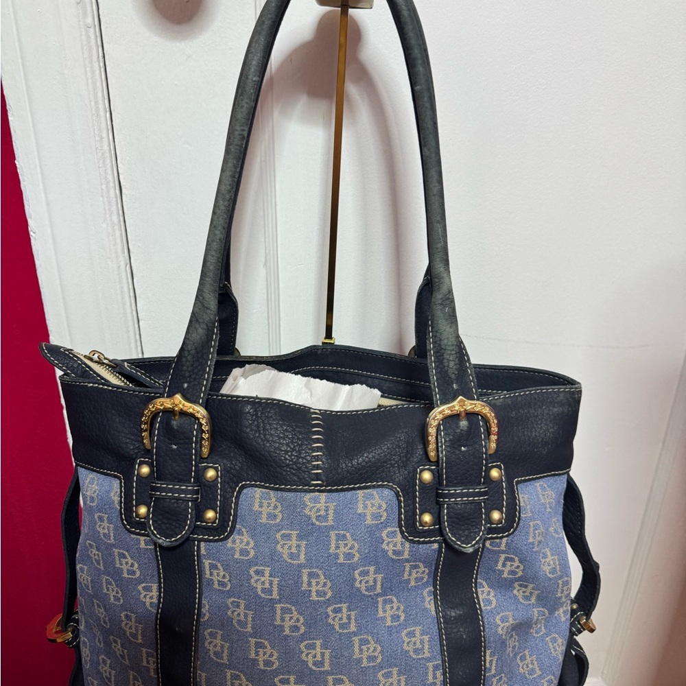 Dooney & Bourke Black and Gray Tote